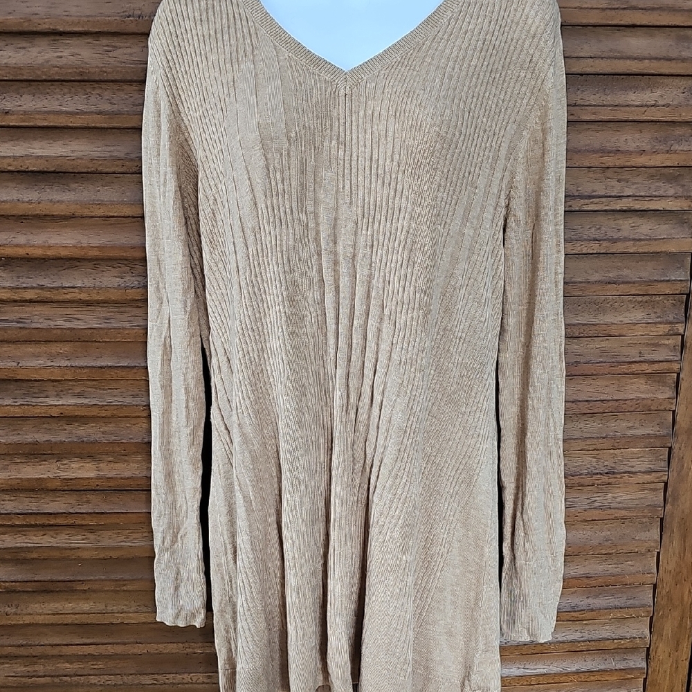 Apt. 9 Beige V-Neck Sweater